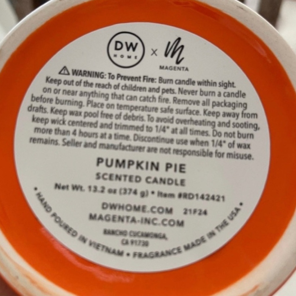 NEW Rae Dunn Halloween Jeepers Creepers Candle 🐈‍⬛ - Picture 3 of 3